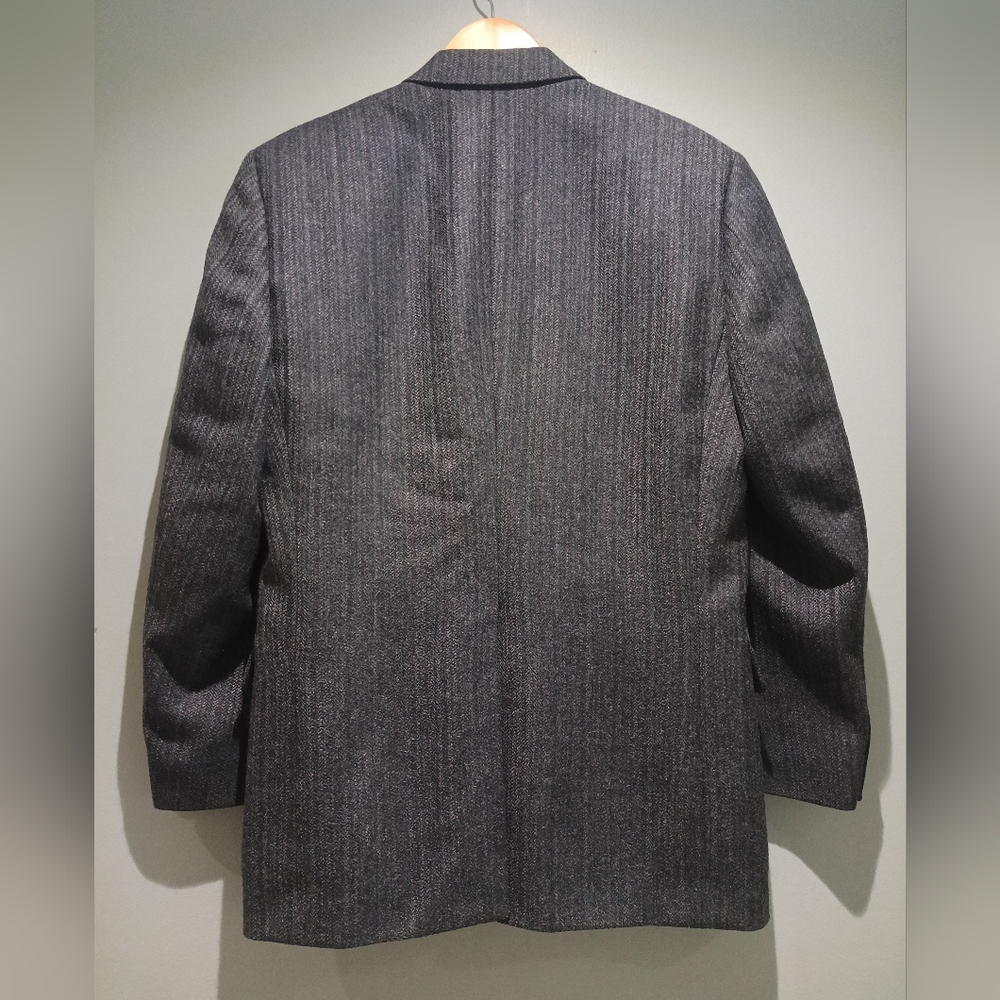 Men's Vintage Gray Virgin Wool Sport Coat - Picture 7 of 7